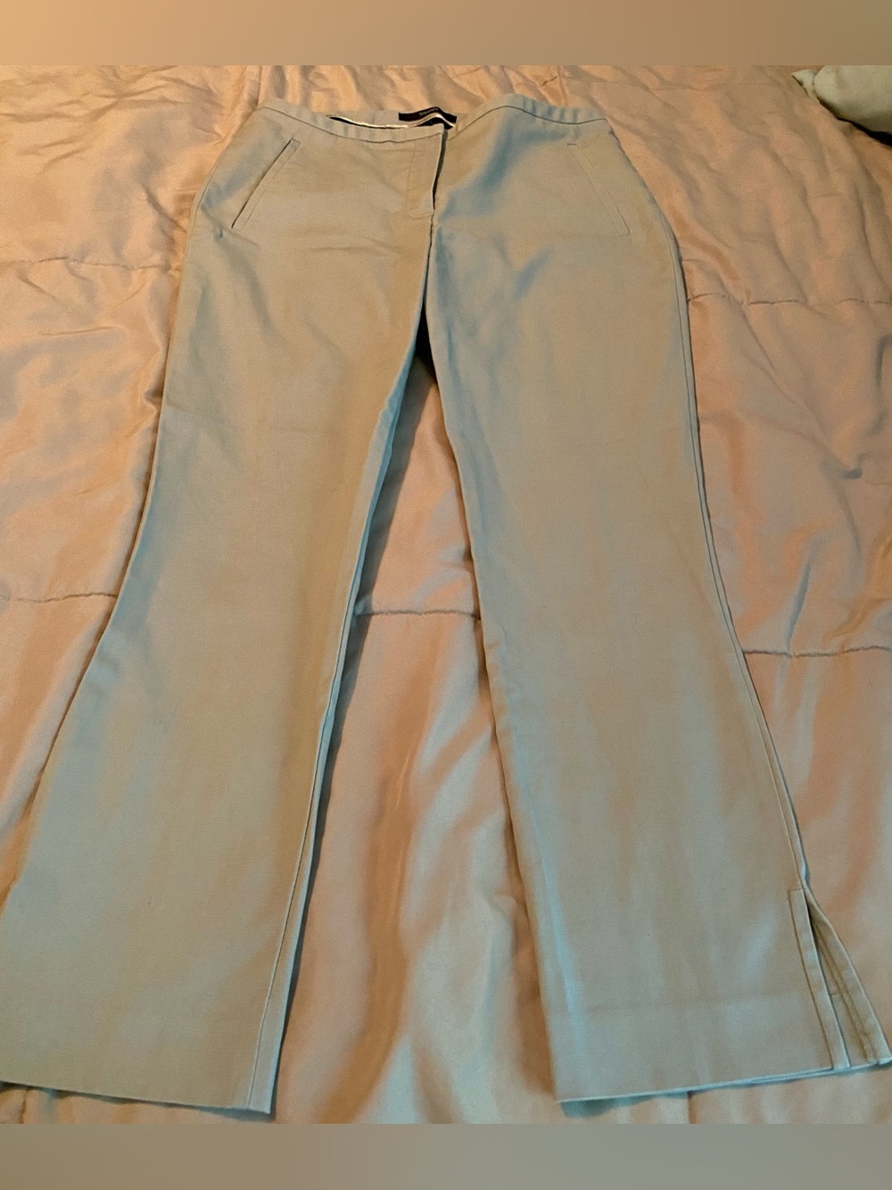 Tahari Beige/Tan Women's Dress Pants - Neutral Tailored Style